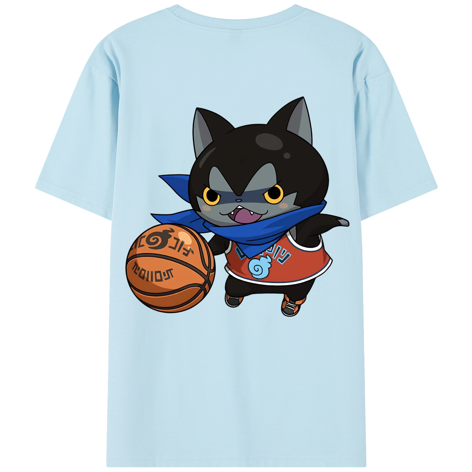 （画像用） 妖怪ウォッチ Yo-kai Watch 綿100％半袖Tシャツ（背面プリント）